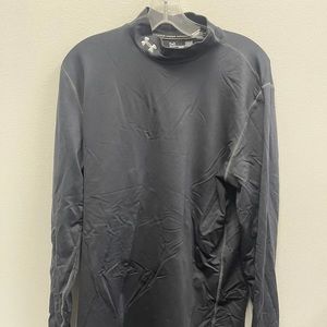 Under Armour Cold Gear Long Sleeve Turtle Neck Black Mens Size Large